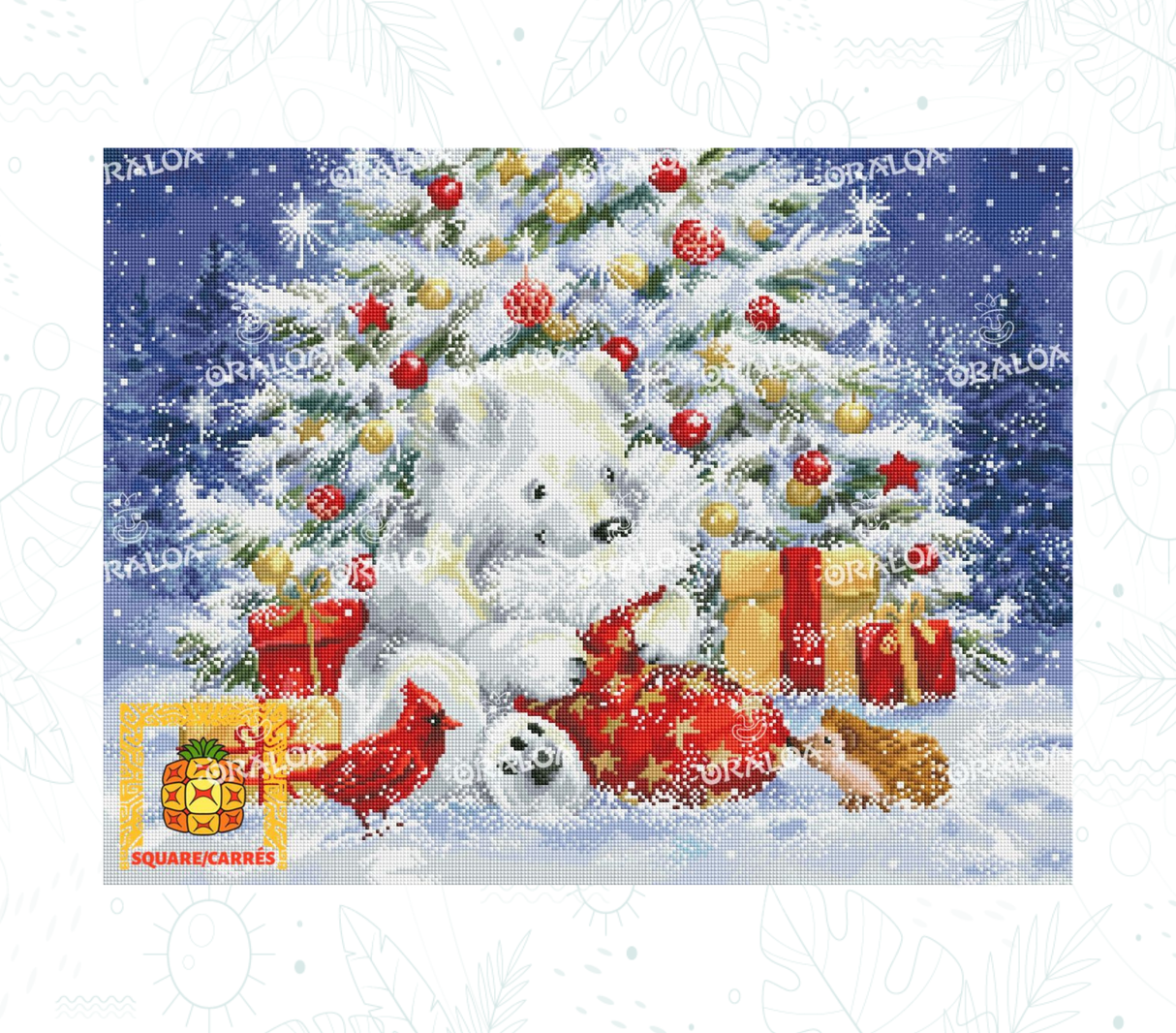 Endergebnis Oraloa Diamond Painting Polar Cub with Sock