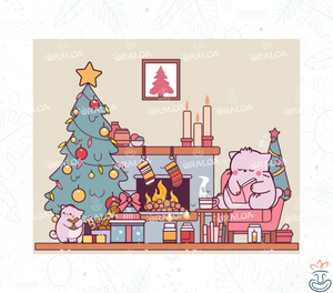 Vorschau Kit Oraloa Diamond Painting Christmas Time