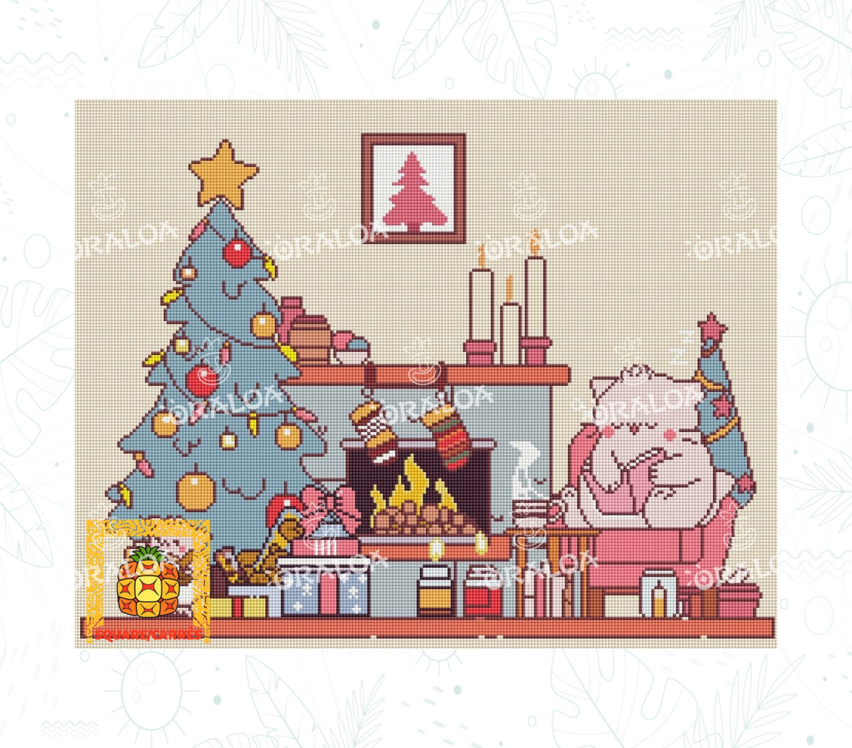 Ergebnis Diamond Painting Christmas Time - Oraloa Kunsttherapie