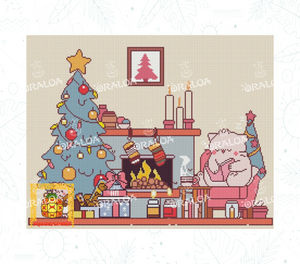 Ergebnis Diamond Painting Christmas Time - Oraloa Kunsttherapie