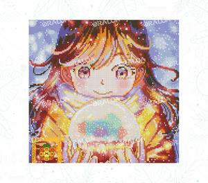 Beispiel Diamantstickerei Boule de Neige - Oraloa Diamond Painting