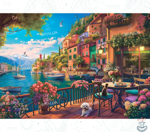 Diamond Painting Oraloa Comer See - Kreatives Diamantstickerei-Set
