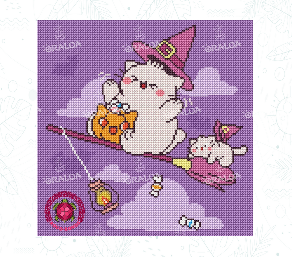 Ergebnis Diamond Painting Halloween Time - Oraloa Kunsttherapie