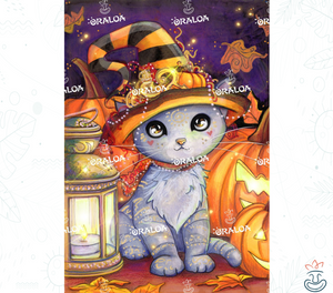 Diamantstickerei Mein Kleiner Halloween-Dämon - Oraloa Diamond Painting kreativ