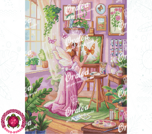 Ergebnis Diamond Painting Fairy's Studio - Oraloa Kunsttherapie