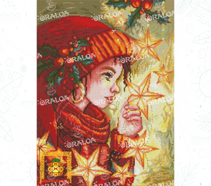 Detail Diamond Painting Ein magischer Blick Oraloa - Diamantstickerei