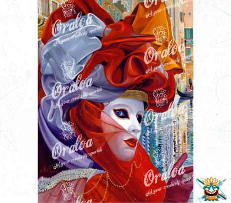 Kit Diamond Painting Oraloa Venetian Mesmerizing - Entspannende Diamantstickerei