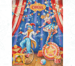 Zoom Diamond Painting Oraloa Circus - Kreativset