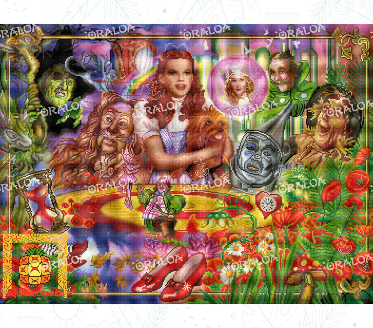 Endergebnis Oraloa Diamond Painting Wizard of Oz