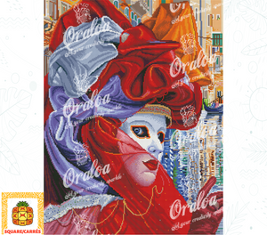 Zoom Diamond Painting Oraloa Venetian Mesmerizing - Kreativset