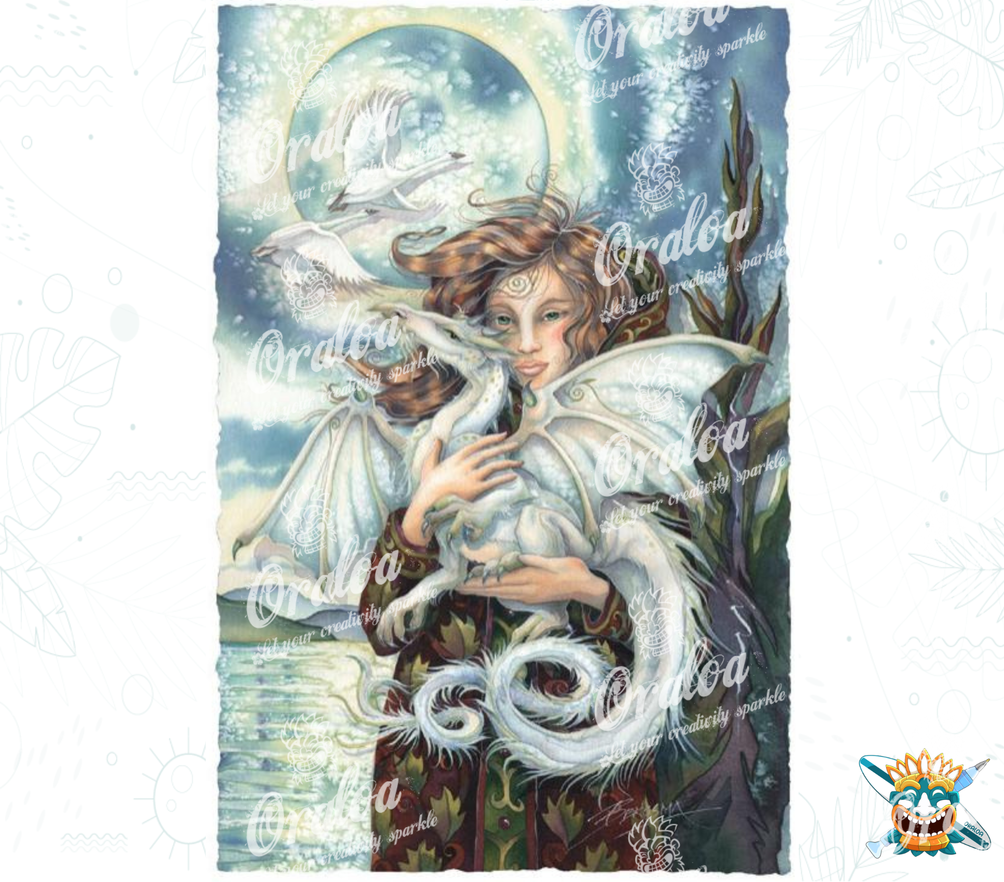 Oraloa Spirit of Freedom - Diamond Painting vollständiges Art-Therapie-Set
