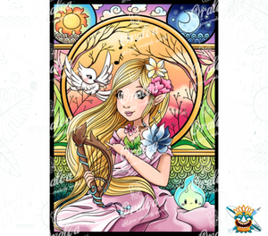 Diamond Painting Muse eines Frühlingstages - Oraloa Kreativset Diamantstickerei
