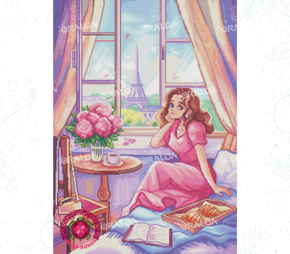 Paris im Schlafzimmer