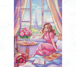 Paris im Schlafzimmer
