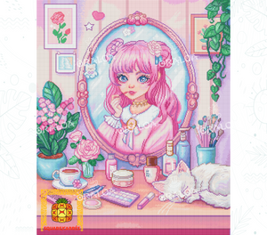 Vorschau Kit Oraloa Diamond Painting The Mirror