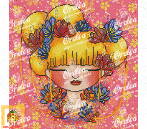 Zoom Diamond Painting Oraloa Spritzige Orange - Kreativset