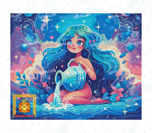 Vorschau Kit Oraloa Diamond Painting Water Girl