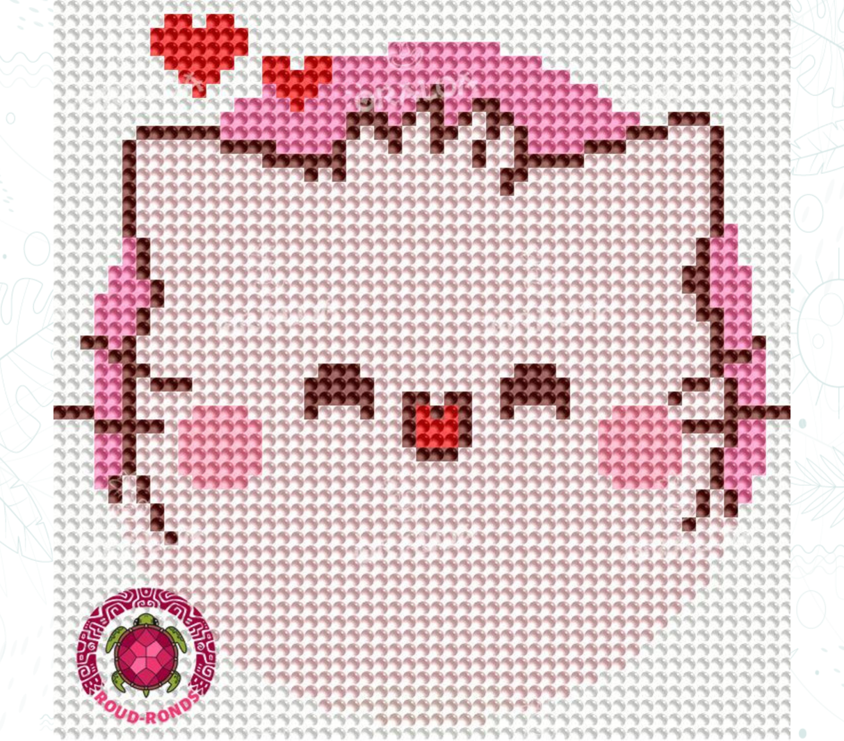 Zoom Diamond Painting Oraloa Happy Pembe - Kreativset