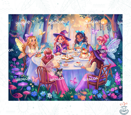 Diamond Painting Oraloa Tea Party - Kreatives Diamantstickerei-Set
