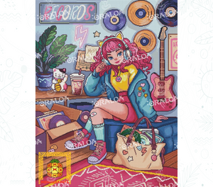 Vorschau Kit Oraloa Diamond Painting Records