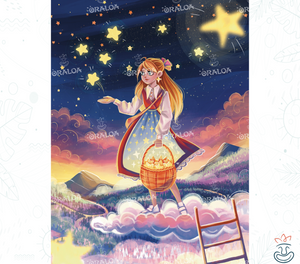 Oraloa Diamond Painting Dream Stars - Diamantstickerei-Set Kunsttherapie