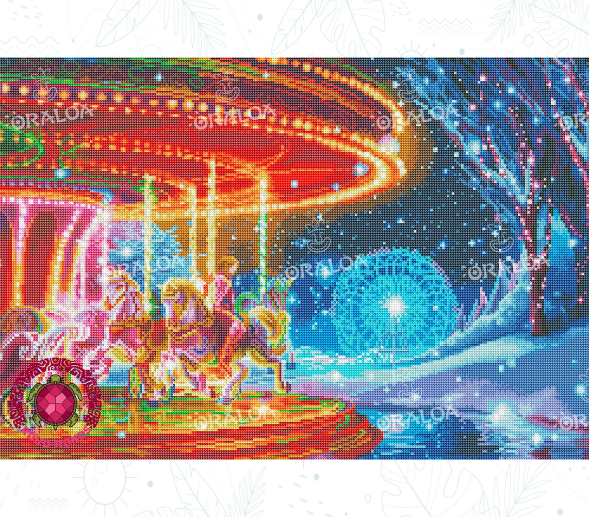 Ergebnis Diamond Painting Luminario - Oraloa Kunsttherapie