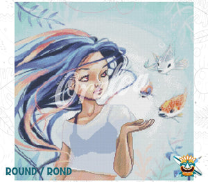 Zoom Diamond Painting Oraloa Aquatisch - Kreativset