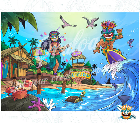 Diamond Painting Oraloa Oraloa Beach - Kreatives Diamantstickerei-Set