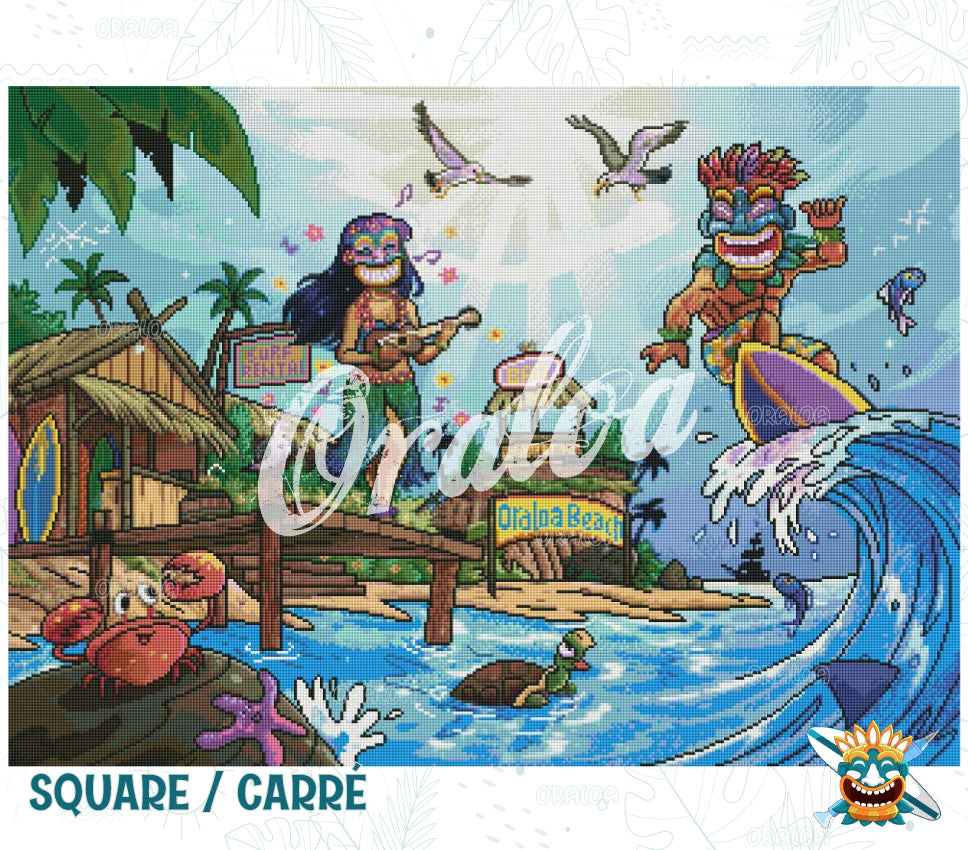 Endergebnis Oraloa Diamond Painting Oraloa Beach