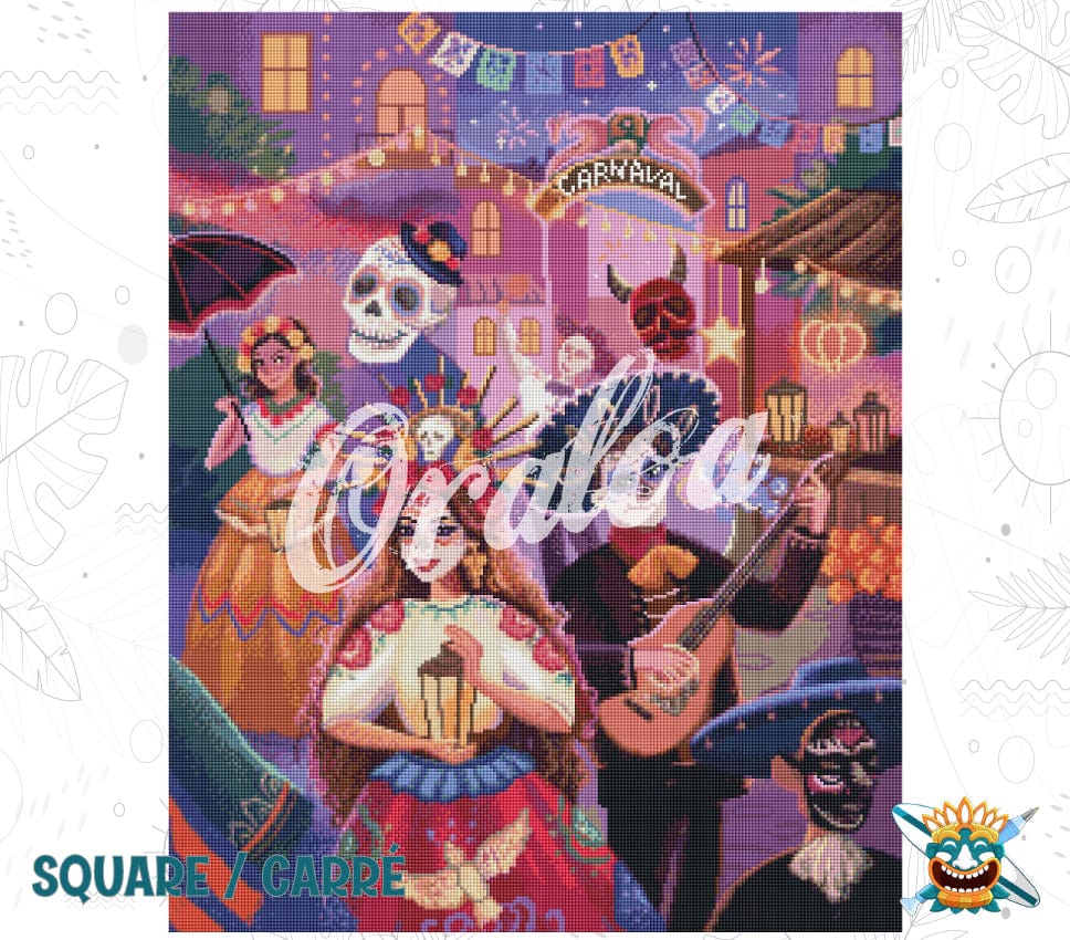 Zoom Diamond Painting Oraloa Karneval - Kreativset