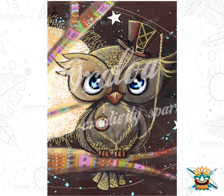 Eule - Oraloa Diamond Painting Kunsttherapie-Set