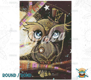 Zoom Diamond Painting Oraloa Owl - Creative kit
