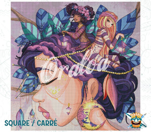 Beispiel Diamantstickerei Sanfte Morgenröte - Oraloa Diamond Painting