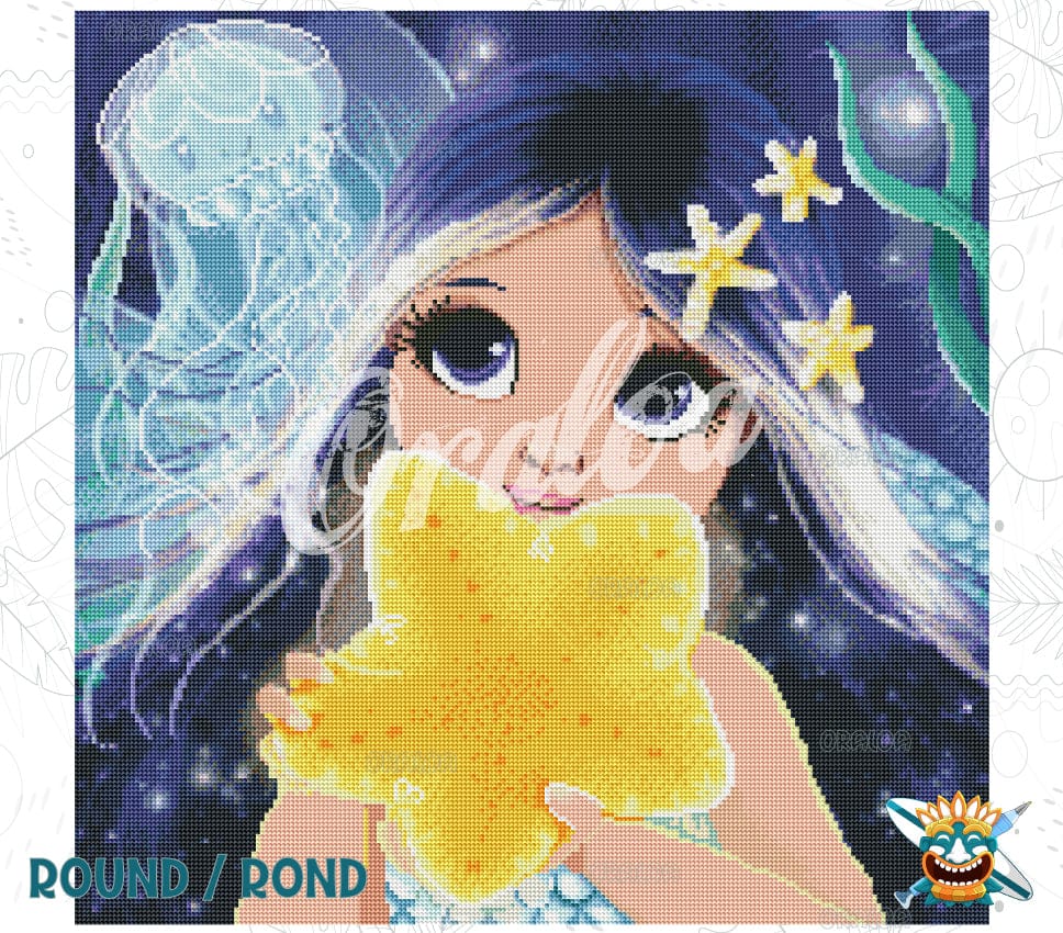 Zoom Diamond Painting Oraloa Etoile des Mers - Kreativset