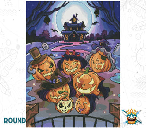 Endergebnis Oraloa Diamond Painting Halloween Family