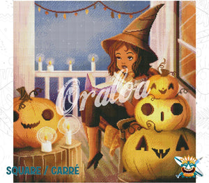 Zoom Diamond Painting Oraloa Halloween Night - Kreativset