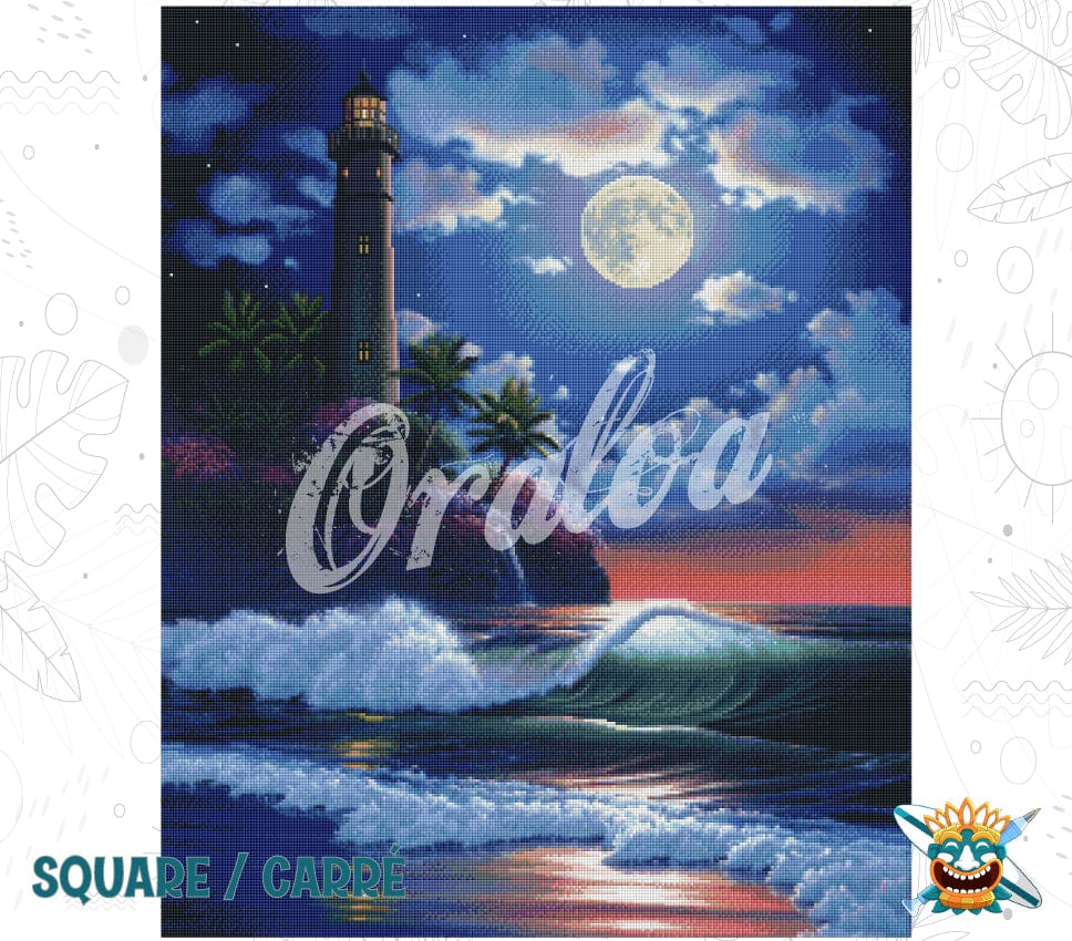Detail Diamond Painting Heavenly Light Oraloa - Diamantstickerei