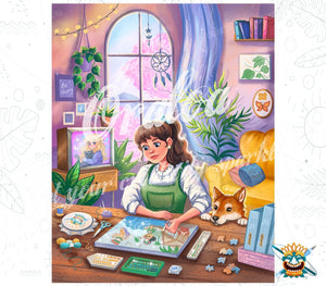 Nur du mit Oraloa - Oraloa Diamond Painting Kit Kunsttherapie