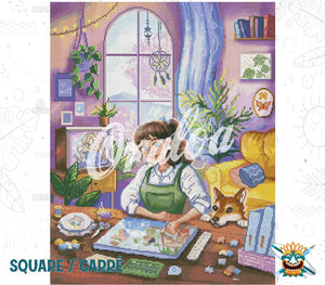 Zoom Diamond Painting Oraloa Nur du mit Oraloa - Kreativset