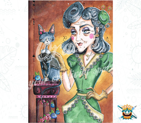 Oraloa Diamond Painting La Belle Madre - Kit de bordado de diamantes arteterapia