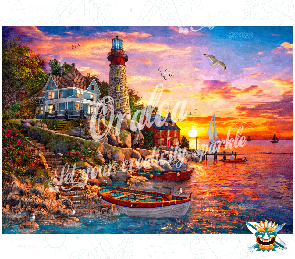 Diamantstickerei Lighthouse Bay - Oraloa Diamond Painting kreativ