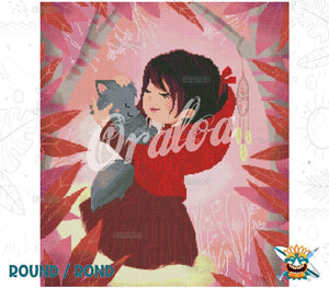 Zoom Diamond Painting Oraloa Totem Wolf - Kreativset