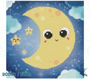Vorschau Kit Oraloa Diamond Painting Mond - Junior Tiki Club