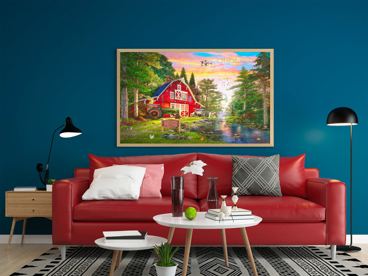 Endergebnis Oraloa Diamond Painting Pine Valley