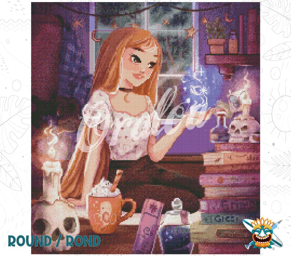 Zoom Diamond Painting Oraloa Nacht der Magie - Kreativset