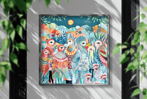 Diamond embroidery example Birds - Oraloa Diamond Painting