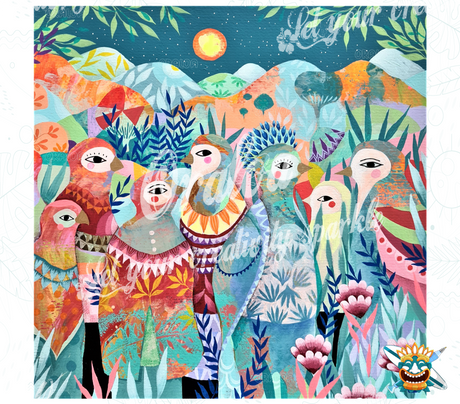 Vögel - Oraloa Diamond Painting Kunsttherapie-Set