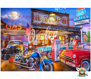 Diamond Painting Oraloa Old Southern Gas Station - Kit de bordado de diamantes creativo