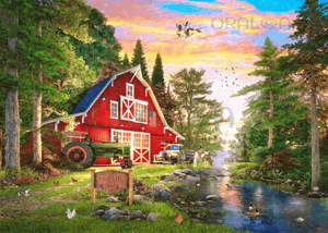 Beispiel Diamond Painting Pine Valley - Oraloa Diamond Painting