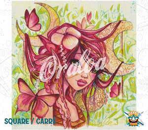 Detail Diamond Painting Schmetterlinge Oraloa - Diamantstickerei